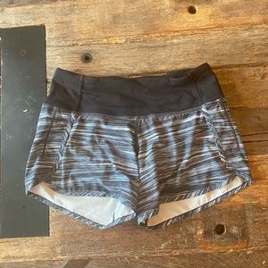 Lululemon Run Times shorts, 4 in inseam, size 2
